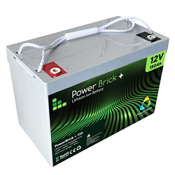 Lithium-Ion Battery 24V - 50Ah - 1.28kWh - PowerBrick+ LiFePO4 battery